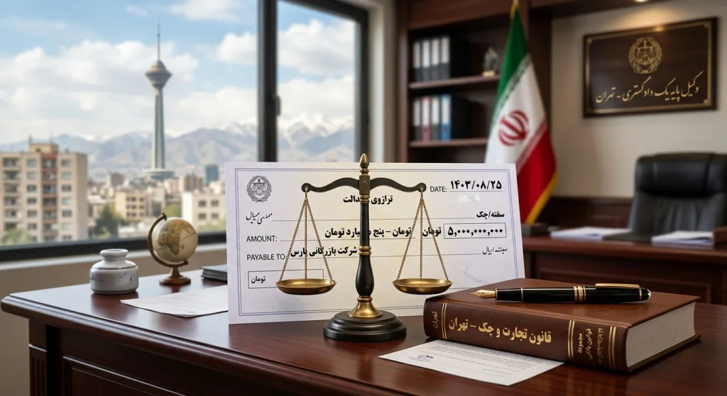 وکیل چک تهران؛ راهنمای کامل وصول چک برگشتی، شکایت کیفری و مطالبه وجه (۱۴۰۵)