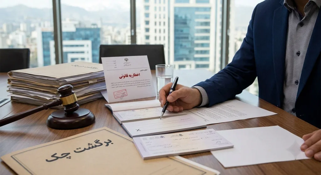 وکیل چک تهران؛ راهنمای کامل وصول چک برگشتی، شکایت کیفری و مطالبه وجه (۱۴۰۵)